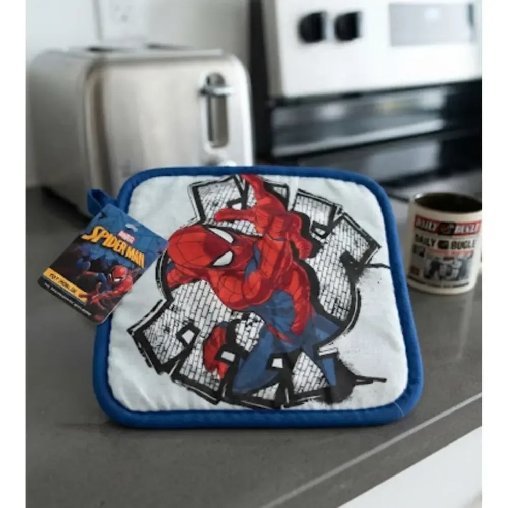 Marvel Spider-Man Pot Holder Kitchen Potholder Comic Superhero New